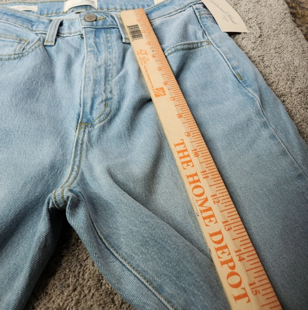 Women's High-Rise Flare Jeans - Universal Thread Light Wash 8 Long - Picture 13 of 16
